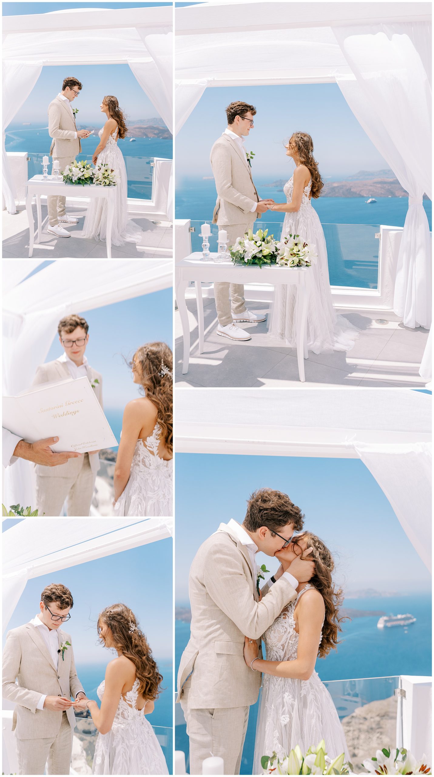 Santorini Greece Elopement 