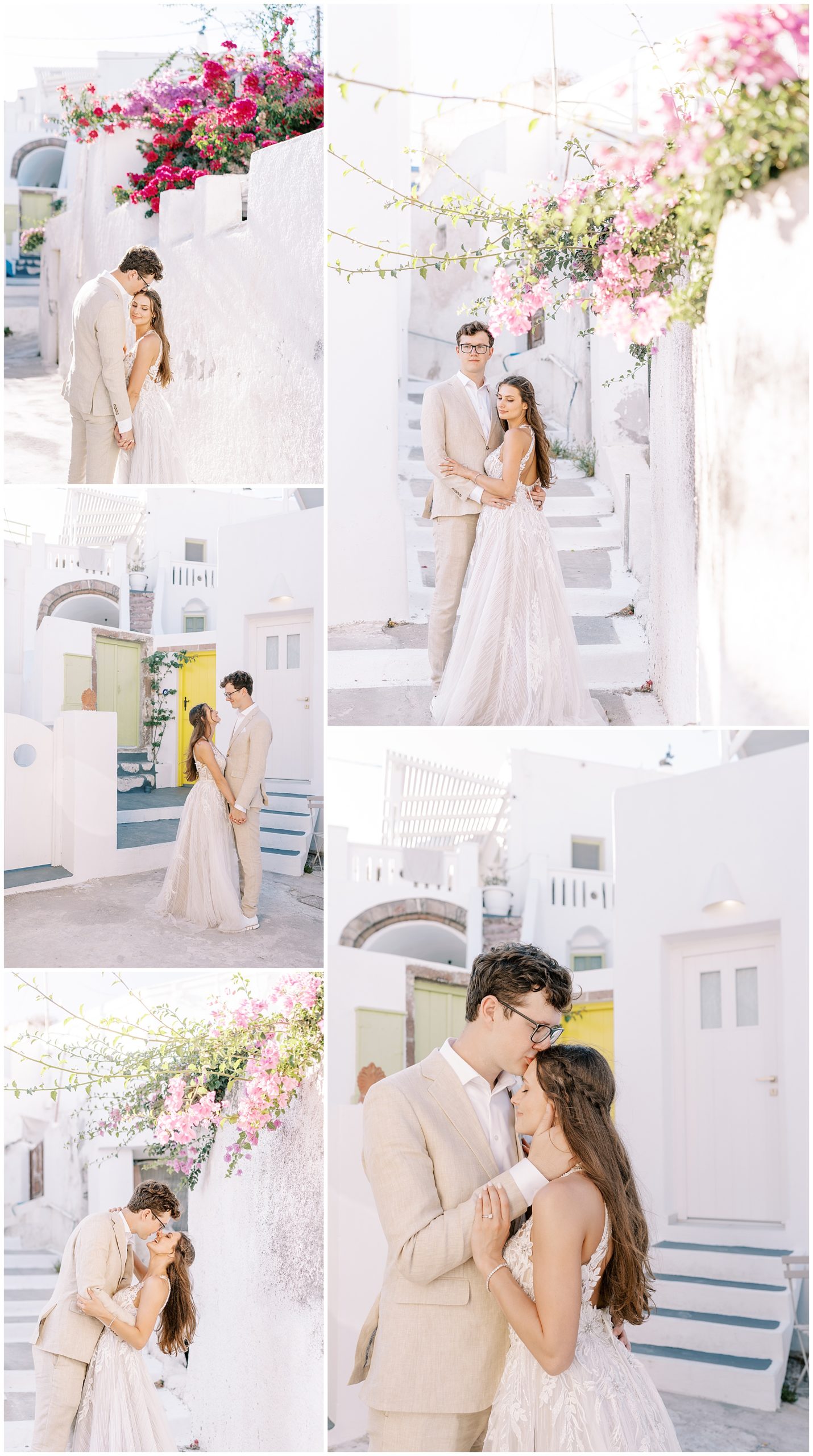 Santorini Greece Elopement destination wedding photography 