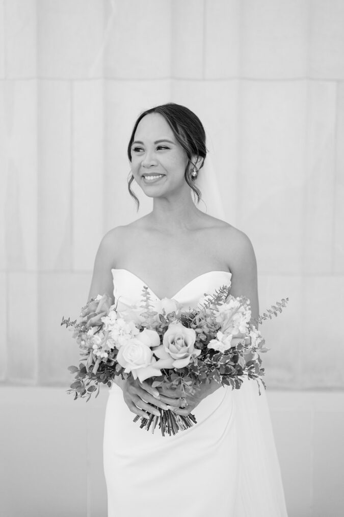 Bride and groom portraits at Civic Center Music Hall in Oklahoma City