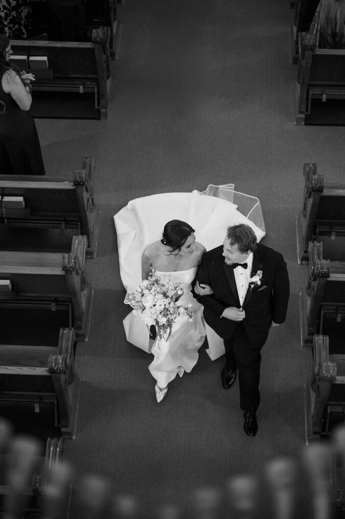 Luxury portraits photographed at the Holy Family Cathedral in Tulsa, Oklahoma.