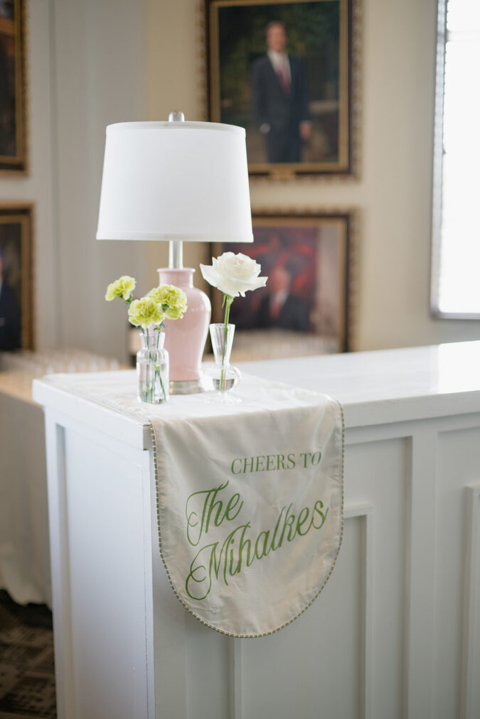 Sophisticated garden wedding details