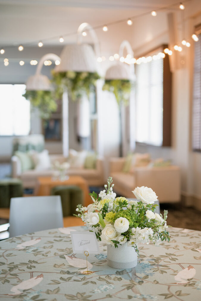 Traditional wedding details at the Oklahoma Hall of Fame