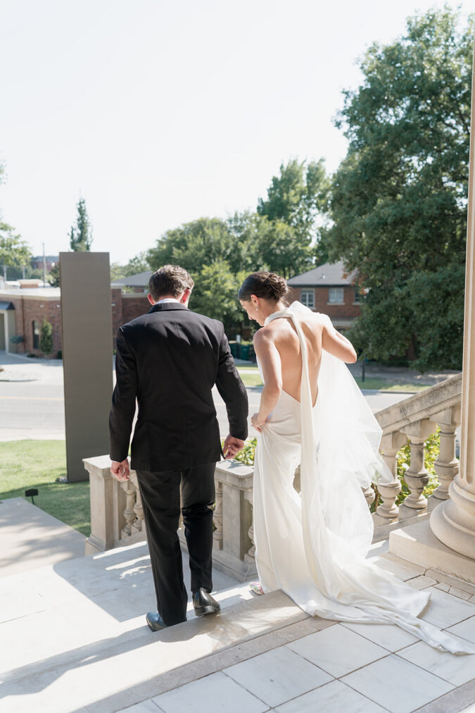 High-end wedding photographs at the Oklahoma Hall of Fame