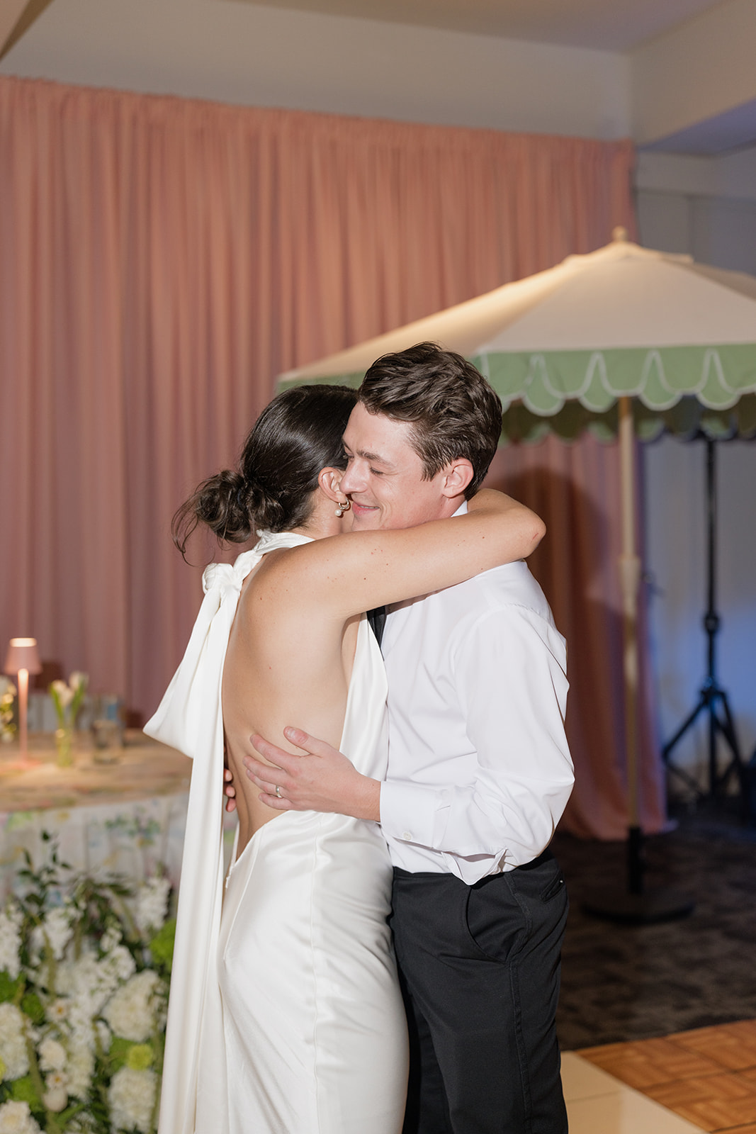 Editorial bridal portrait with white backdrop at an Oklahoma City wedding, Oklahoma wedding photographer
