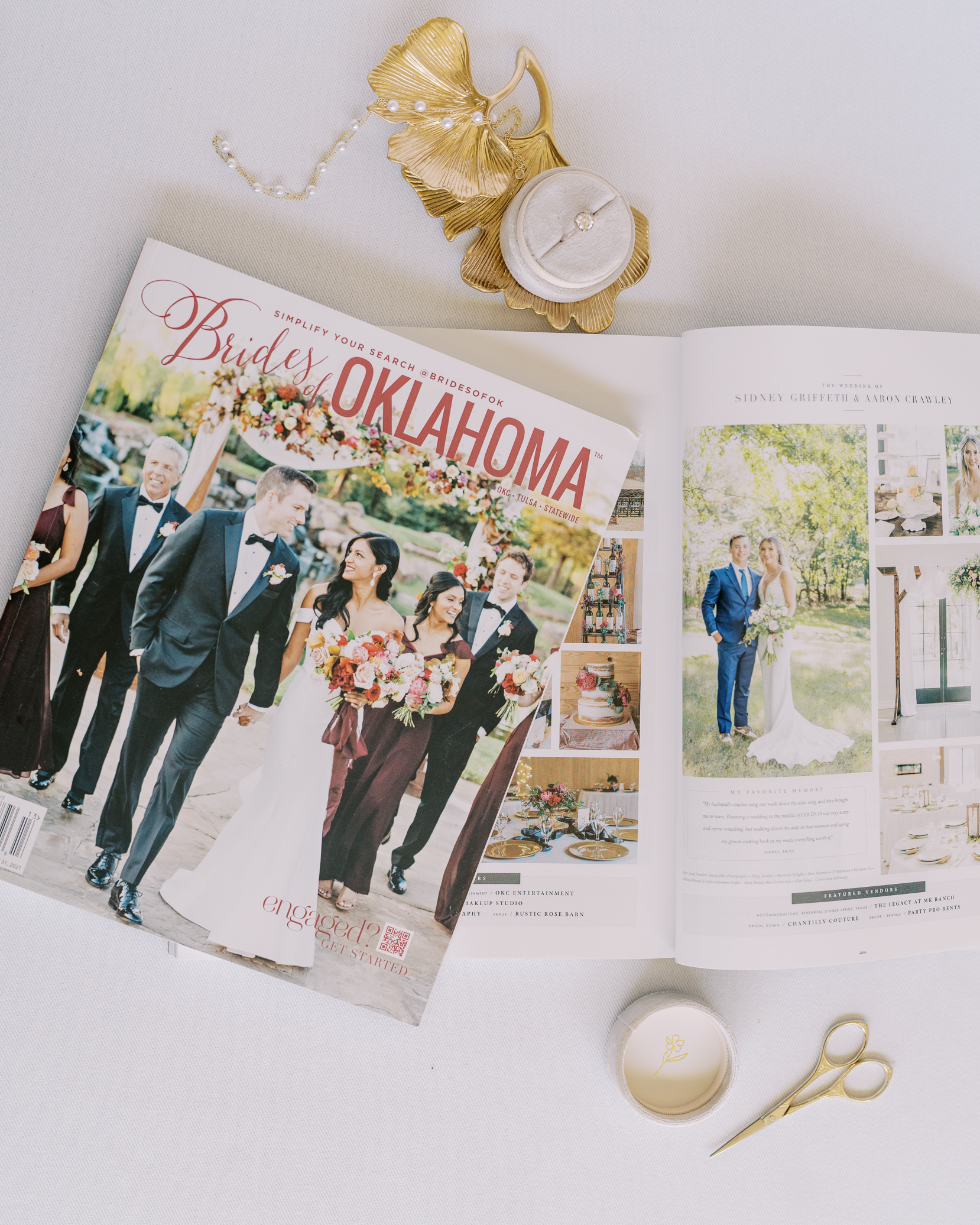 Brides of Oklahoma Magazine feature